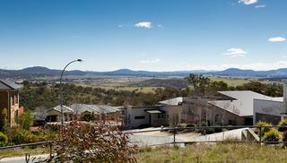 Front view - overlooking Canberra ing  