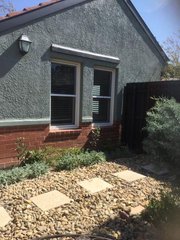 Courtyard view to bedrooms