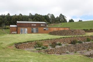 Cedar clad barn