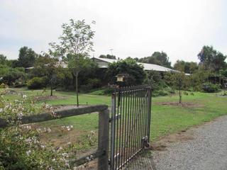 House from front gate