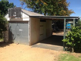 Shed with Carport