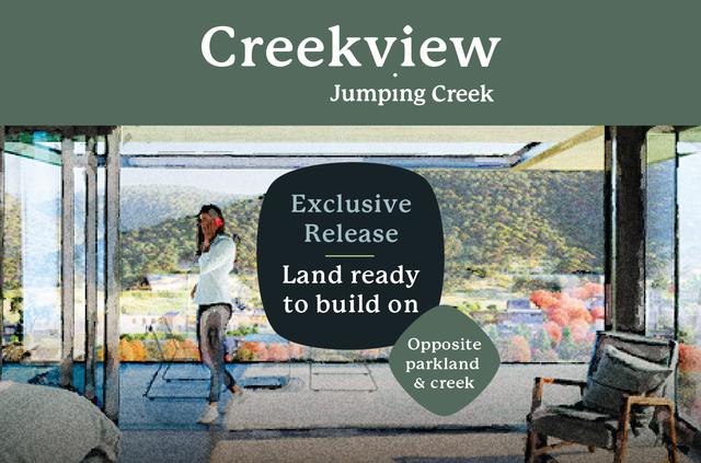 Jumping Creek - EXCLUSIVE RELEASE - CREEKVIEW AT JUMPING CREEK - LOT 1113, NSW 2620