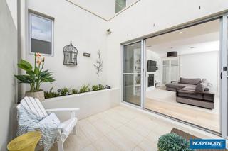 Central courtyard from living room