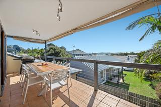 Upper Deck with lake views