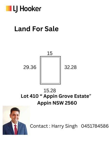 Lot 410 Appin Grove Estate, NSW 2560