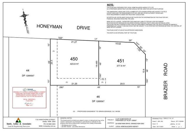 Lot 450 Honeyman Drive, NSW 2800