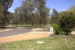 View to parkland