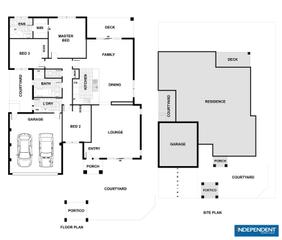 floor and site plan