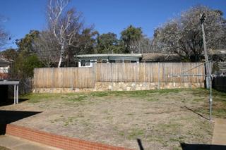 Back privacy fence