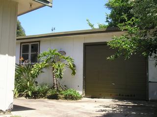 Rear garage