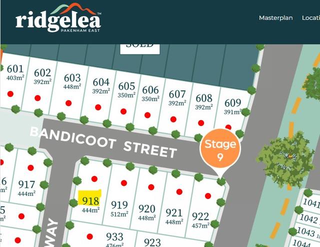 Lot 918, 9 Bandicoot Street, VIC 3812