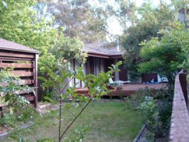 Front garden & deck