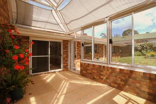 Enclosed sunroom