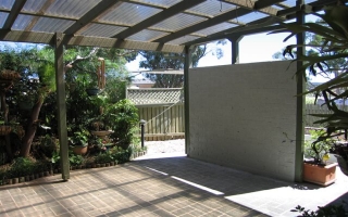 Rear Patio