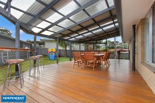 Covered Entertaining Deck