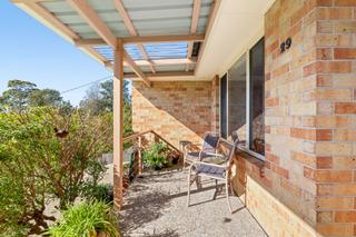 Covered front verandah