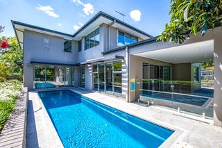 Pool and rear view