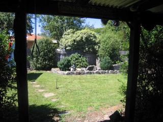 Rear yard from pergo