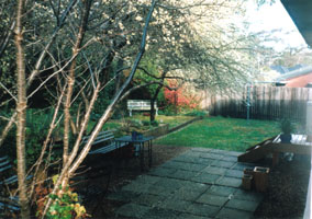 Garden area for flat