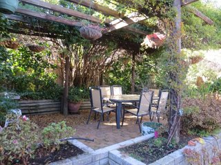 Rear courtyard