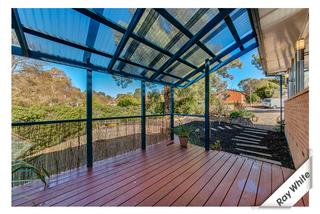 Front deck & garden