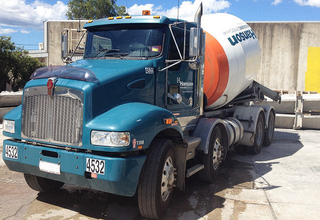 Concrete Truck For Delivery Of Pre-Mixed Concrete, QLD 4001