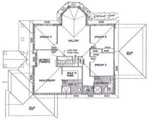 Top floor plan