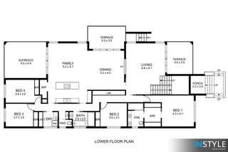 Upper level floor plan