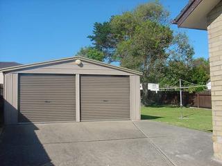 Large double garage