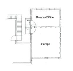 Garage/rumpus plan