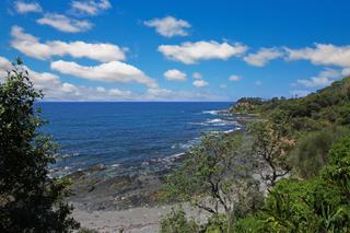 view from clifftop