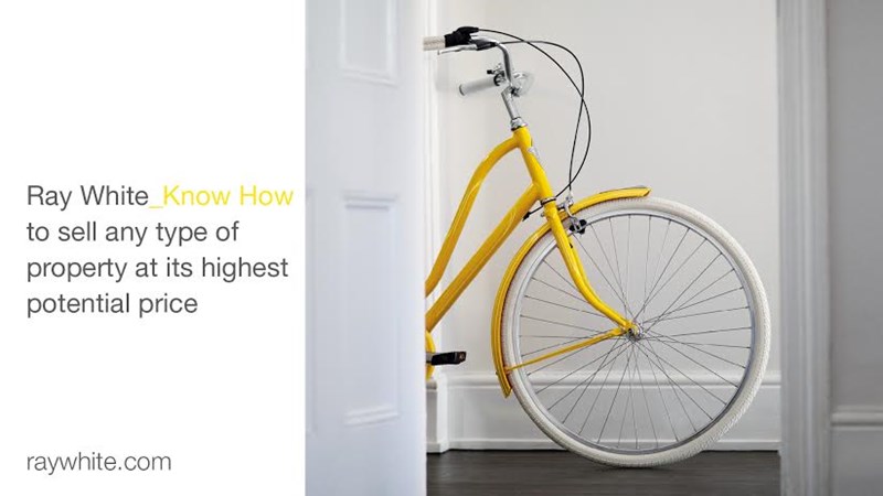 ray white yellow bike