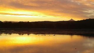 Sunset on Burrill Lake (2019-09-23)