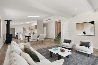 Living/Dining onto Kitchen