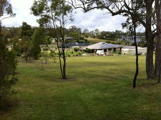 Top of block looking across