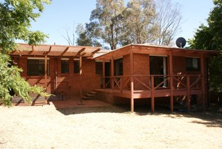 Rear of house
