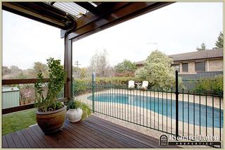 Deck to pool