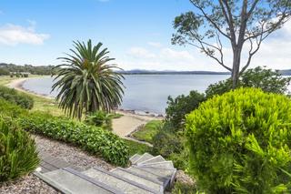 steps to sandy beach