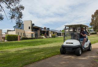 Golf Course to House