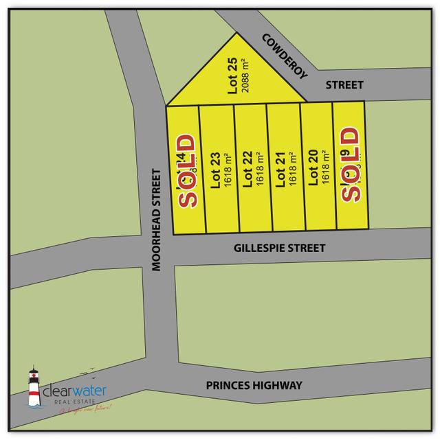 Lot 20, Lot 21, Lot Gillespie Street And Lot 25 Cowdery Street, NSW 2550