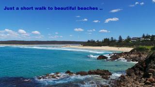 Short walk to beautiful local beaches