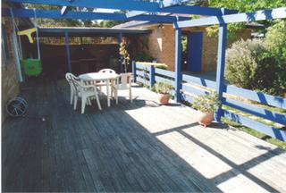 Rear patio