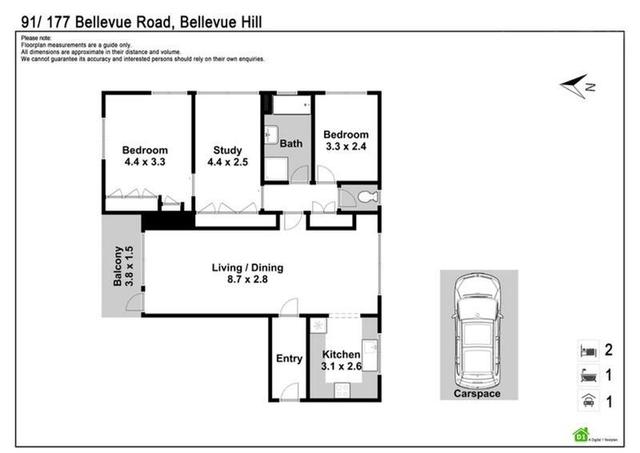 91/177 Bellevue Rd, NSW 2023