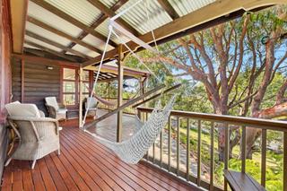 Relax on the covered porch
