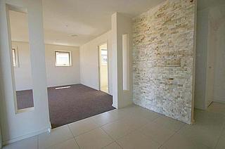 Stone feature wall