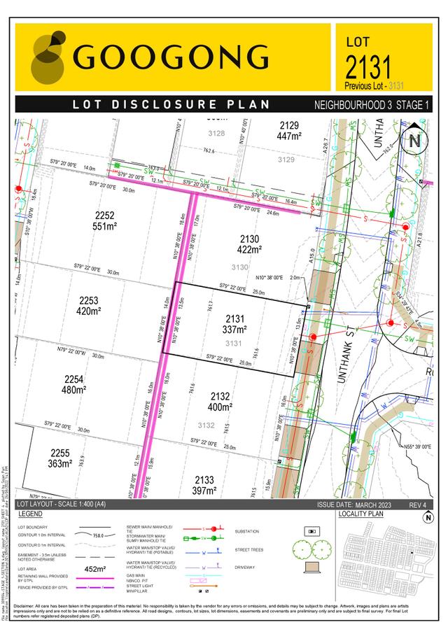 Land Ready to Build On - Lot 2131, NSW 2620